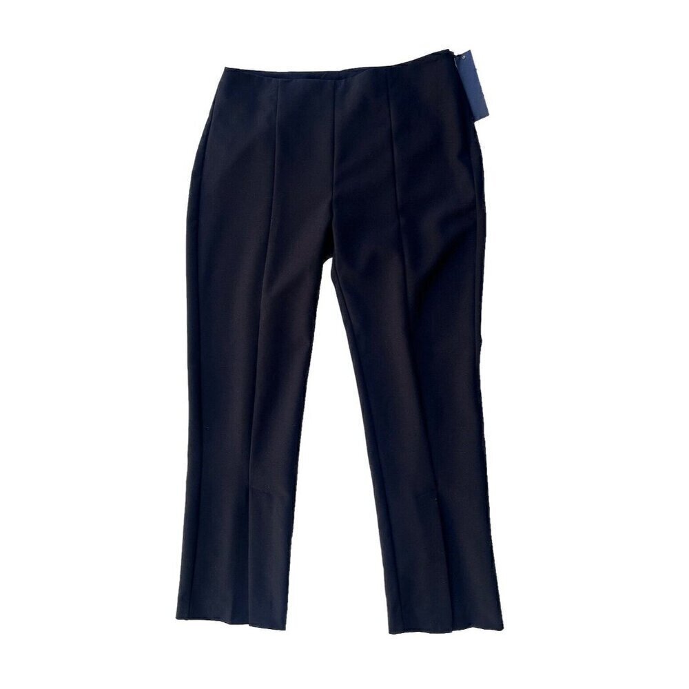 Supply & Demand Womens Black Slit Front Flat Ankle Pants Size 2 - Picture 2 of 16